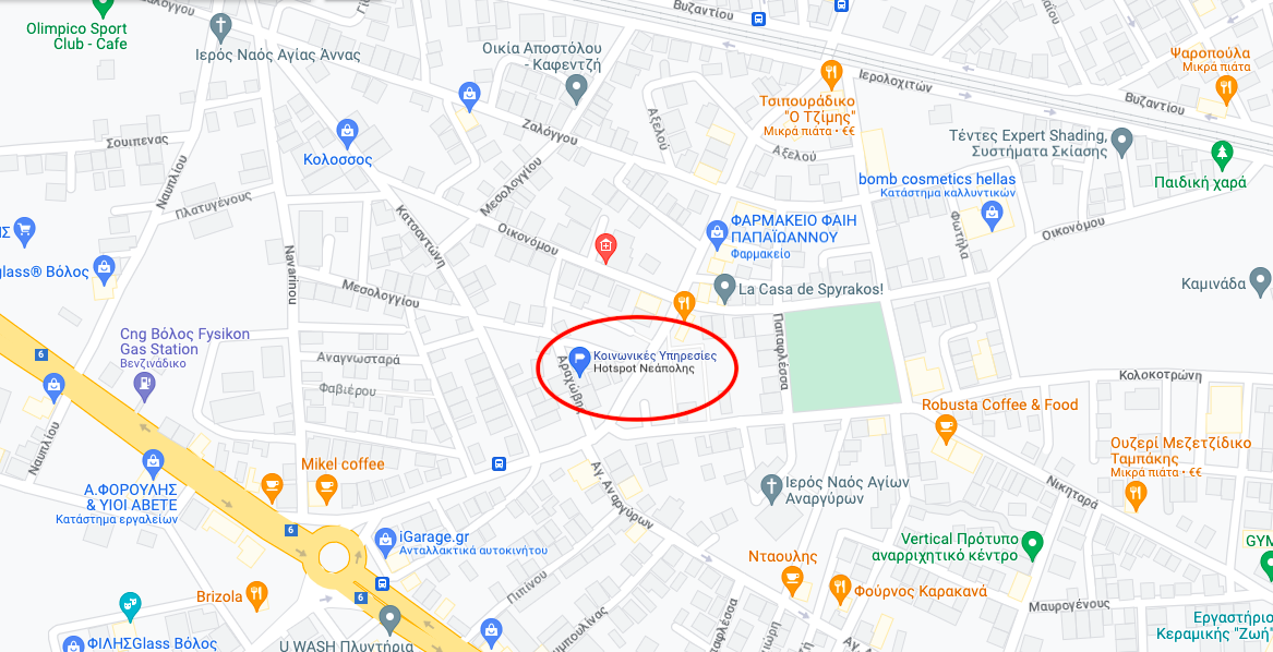 Map Agioi ANARG